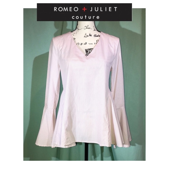 Romeo & Juliet Couture Tops - Romeo and Juliet Couture | Peplum Blouse - Medium